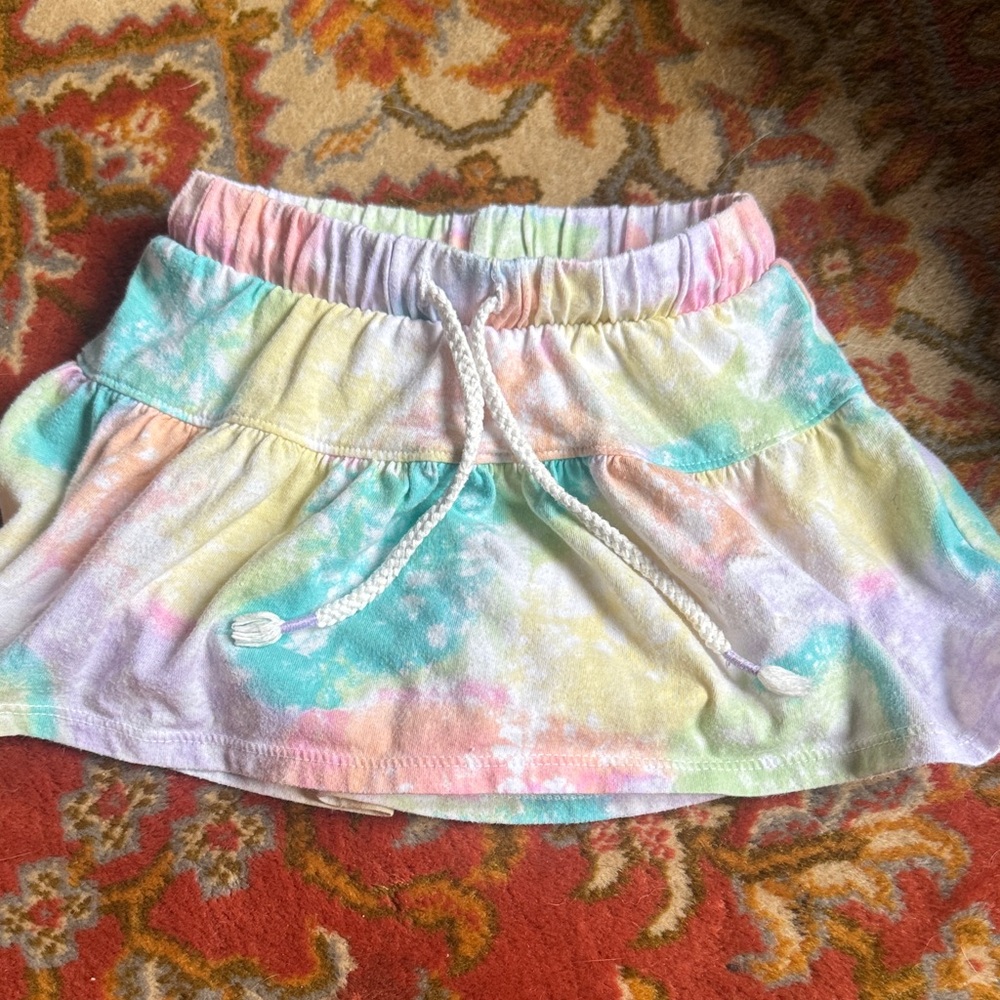 Cat & Jack Pastel Tie-Dye Skirt